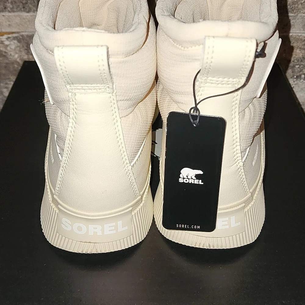 Sorel Brand New Stylish Cream Women's Shoes Winter Snow Boots Waterproof